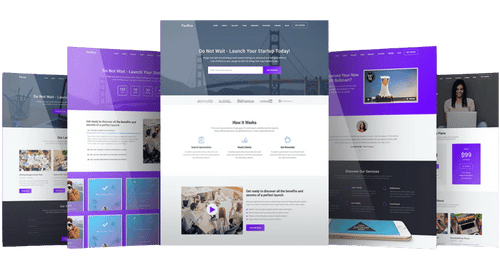 custom landing page design service